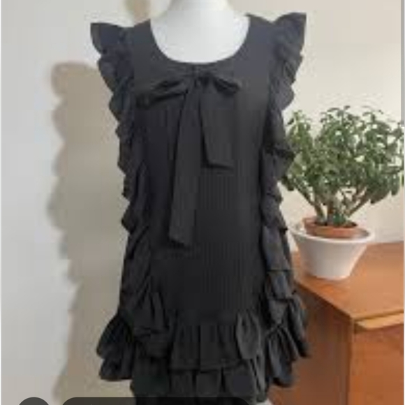 Ted Baker Ruffle Detail Mini Dress - Picture 1 of 9